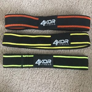 4Kor Fitness resistance bands, rarely used